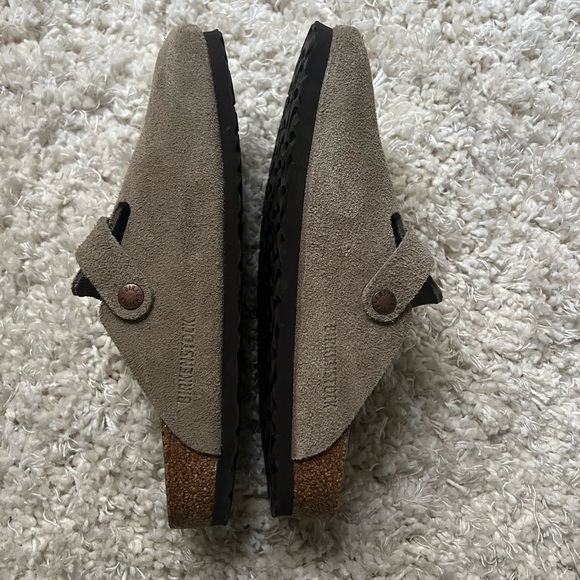 Birkenstock Boston clogs in taupe - Picture 2 of 3